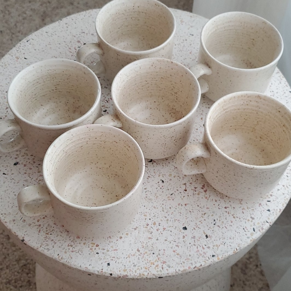 Vintage Churchill England Stonecast mug set